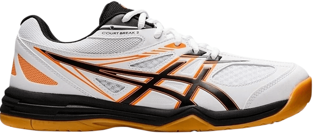 Giày Asics Court Break 2 'White Black Orange' 1073A013-103