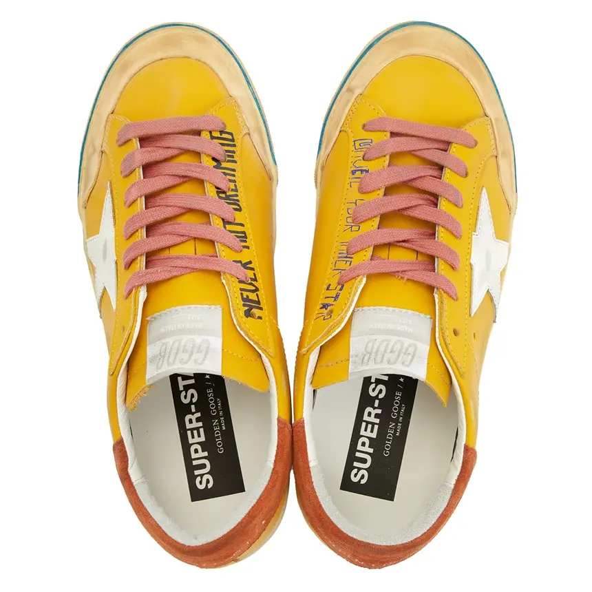 Giày Golden Goose Superstar Penstar 'Yellow' GMF00107-F003201-20304 - Ảnh 4