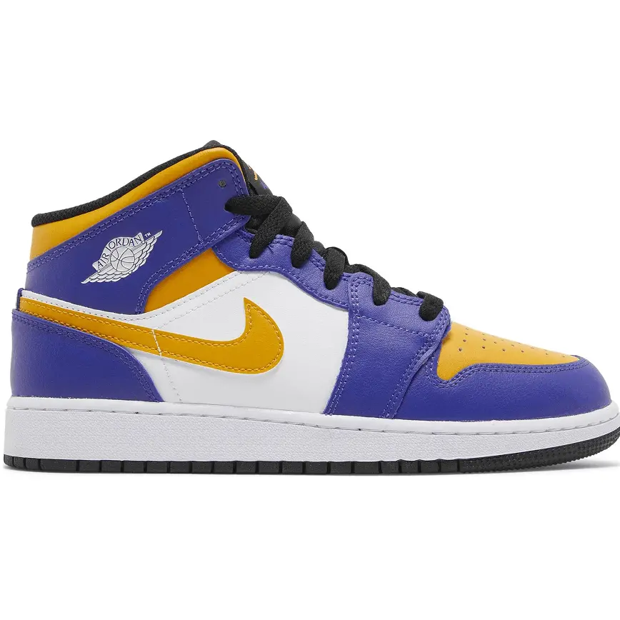 Giày Nike Air Jordan 1 Mid GS 'Lakers' DQ8423-517