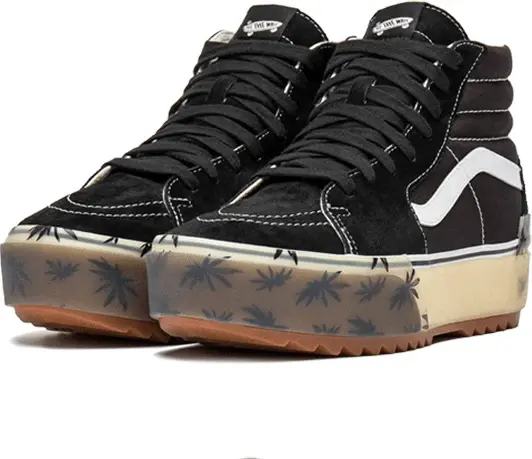 Alternative view of Giày Vans Sk8-Hi Stacked LX 'Palm Black' VN0A4U4DXA5