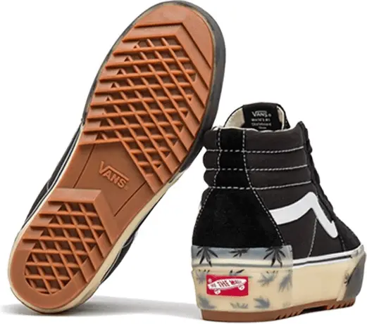 Giày Vans Sk8-Hi Stacked LX 'Palm Black' VN0A4U4DXA5 - Ảnh 3