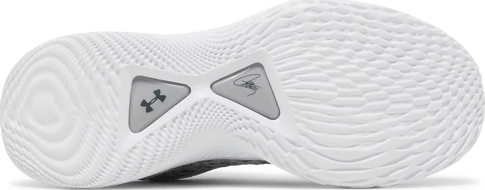 Giày Under Armour Curry Flow 9 Team 'White Mod Grey' 3025631-102 - Ảnh 6