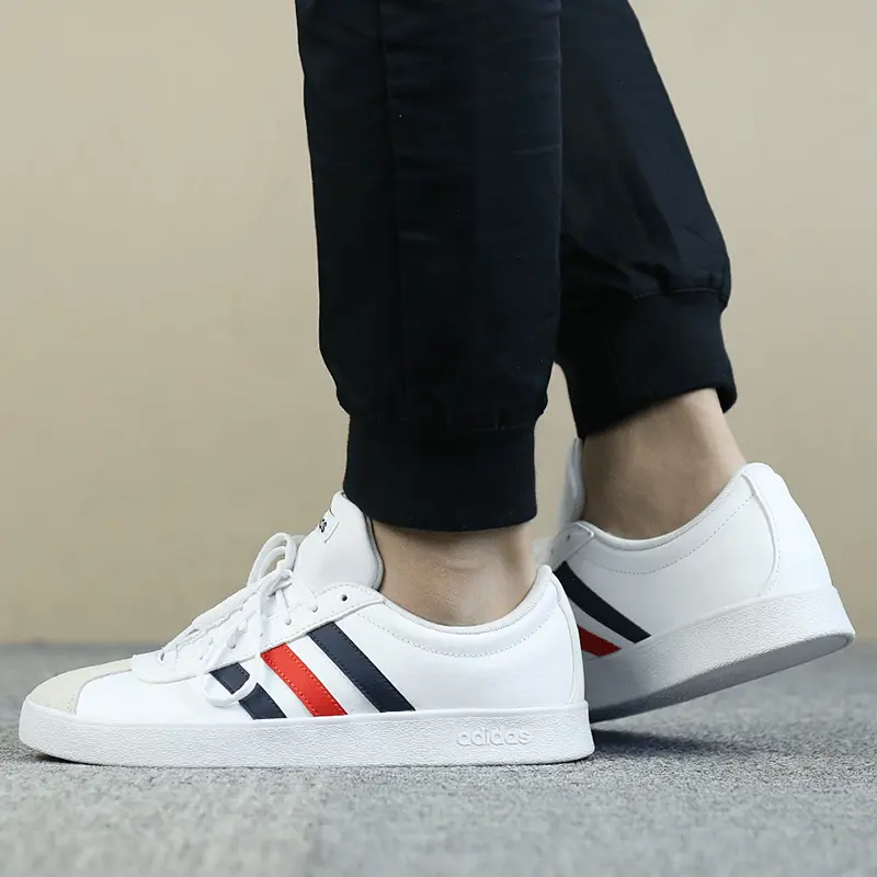 Giày Adidas Neo VL Court 2.0 White Navy Blue DA9884 - Ảnh 4