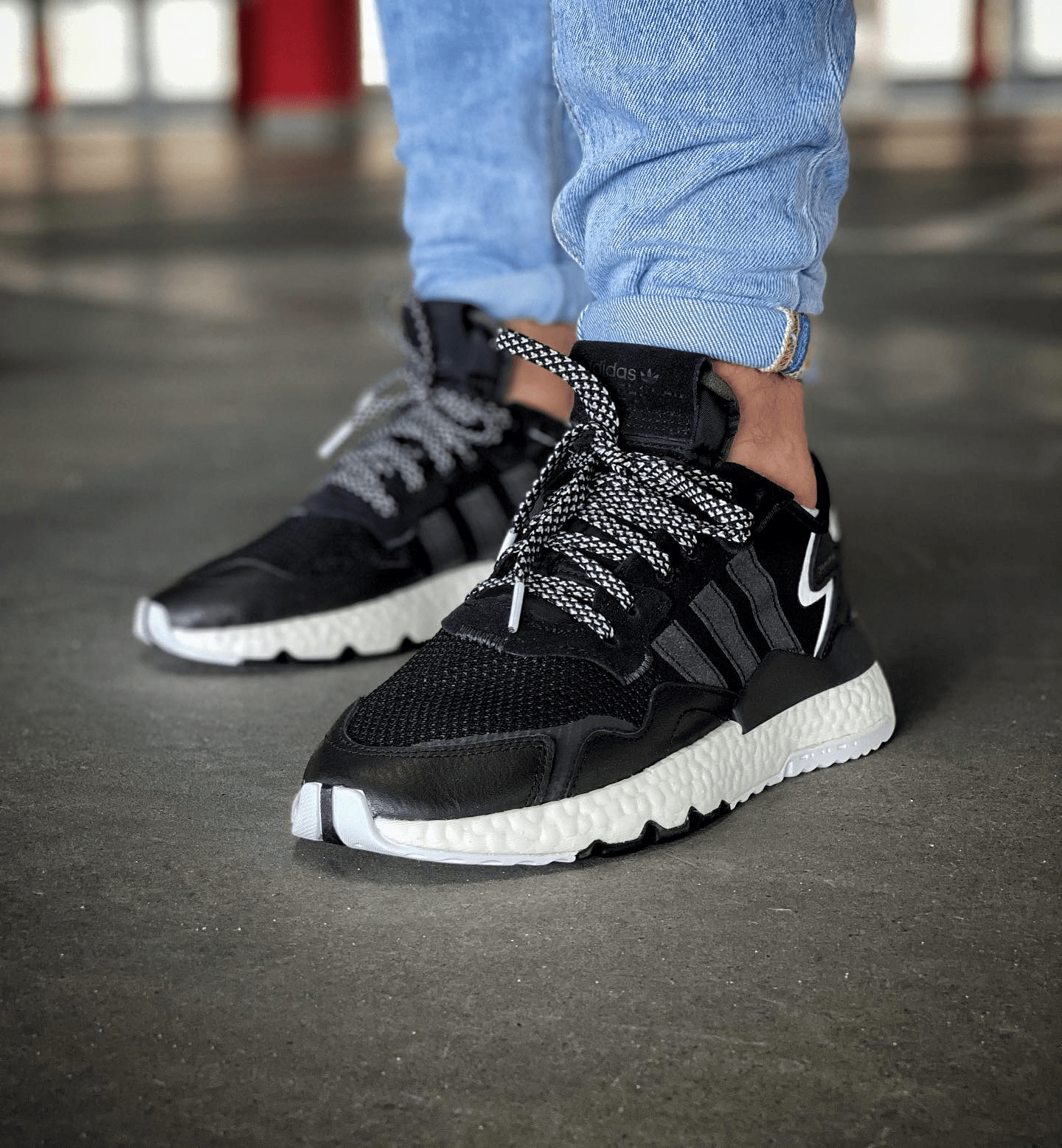 Giày Adidas Nite Jogger 'Core Black' EE6254 - Ảnh 5