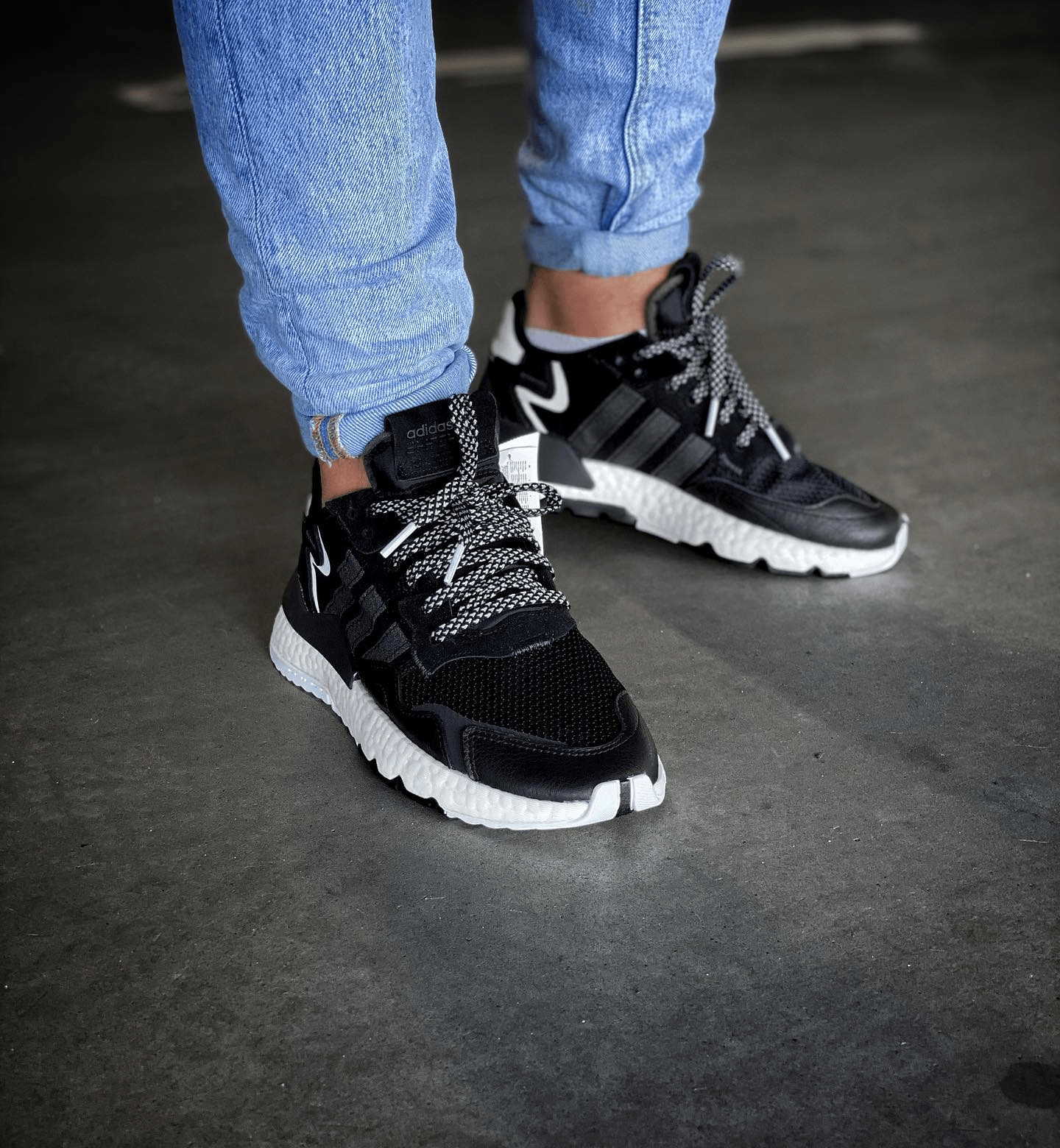 Giày Adidas Nite Jogger 'Core Black' EE6254 - Ảnh 3