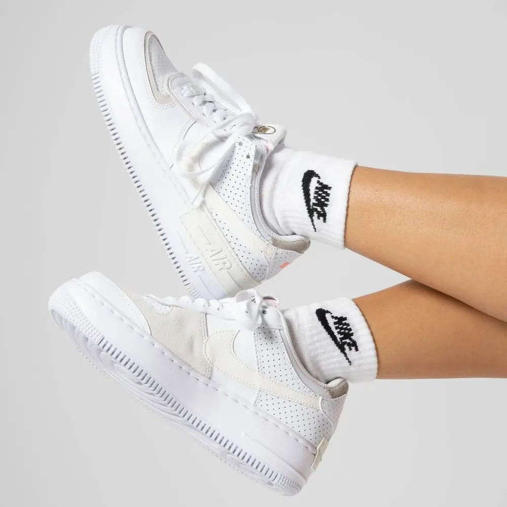 Giày Nike Wmns Air Force 1 Shadow 'White Atomic Pink' CZ8107-100 - Ảnh 5