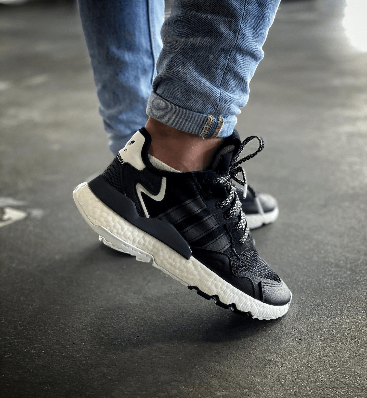 Giày Adidas Nite Jogger 'Core Black' EE6254 - Ảnh 4