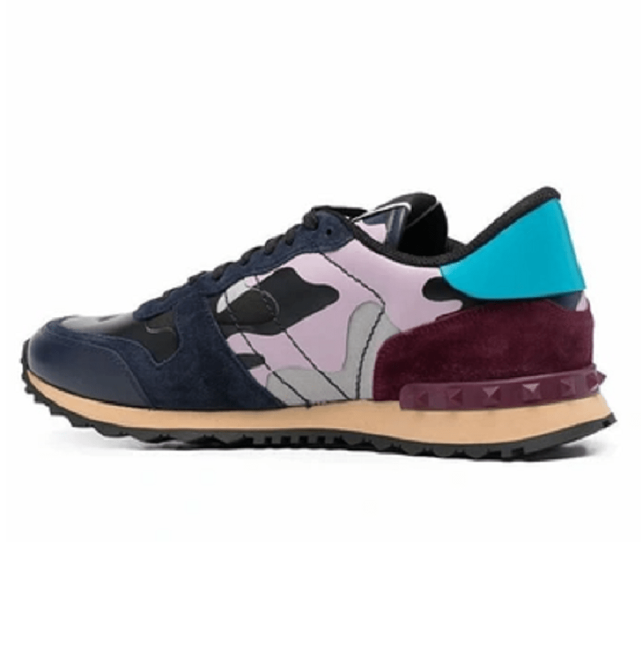 Giày Valentino Garavani Men Blue Leather Sneakers VY0S0723TCCE77 - Ảnh 5