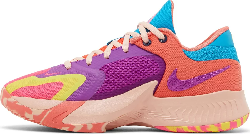 Giày Nike Zoom Freak 4 GS 'Bahamas DQ0553-500 - Ảnh 5