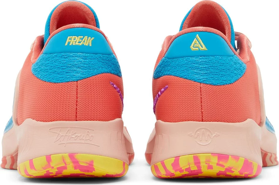 Giày Nike Zoom Freak 4 GS 'Bahamas DQ0553-500 - Ảnh 3