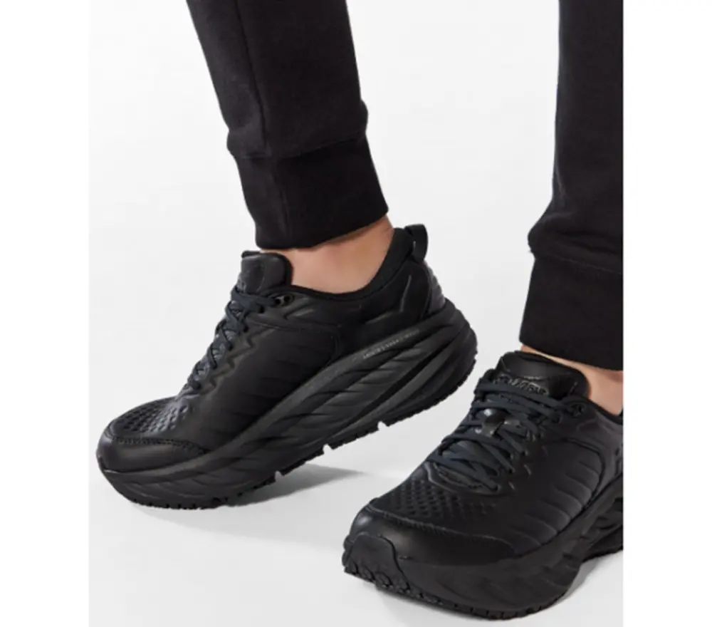 Giày Hoka Bondi Slip Resistant Black 1110520-BBLC - Ảnh 5