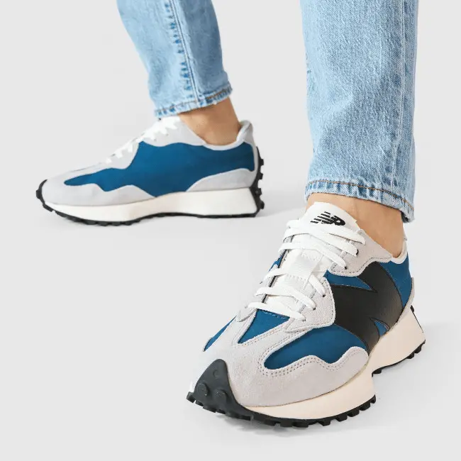 Alternative view of Giày New Balance 327 'Rain Cloud Blue' MS327LU1