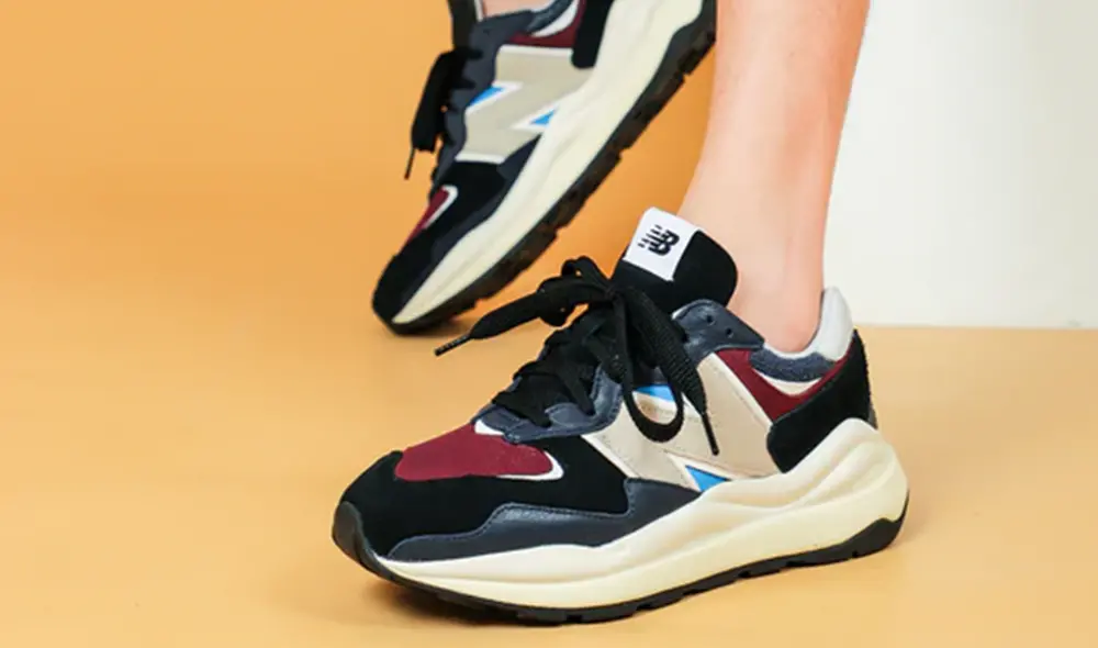 Alternative view of Giày New Balance 57/40 'Navy Burgundy' M5740TB