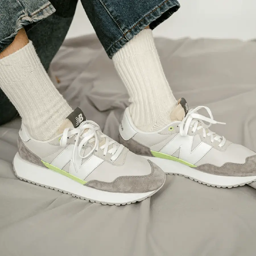 Alternative view of Giày New Balance Niko x 237 'Grey Green' MS237SL1