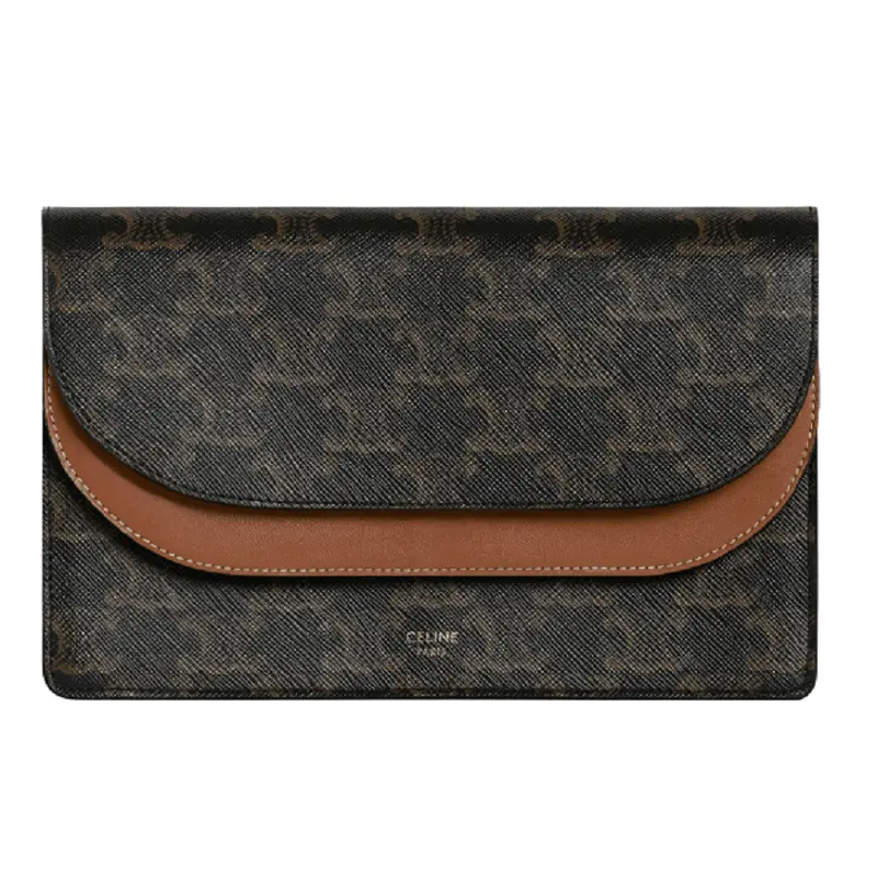 Túi Celine Wallet On Strap In Triomphe 'Black' 10D852CG9-04LU