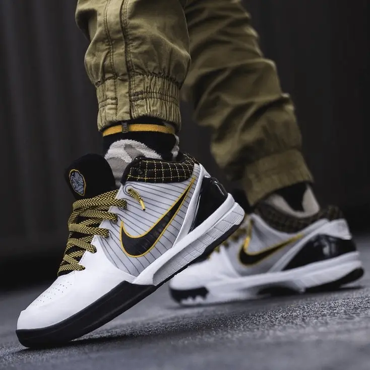 Giày Nike Kobe 4 Protro 'White Black Del Sol' AV6339-101 - Ảnh 4