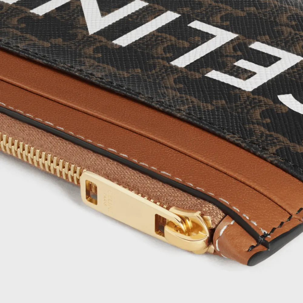 Alternative view of Túi Celine Zipped Lambskin With 'Celine Print' 10F672CQ6-04LU