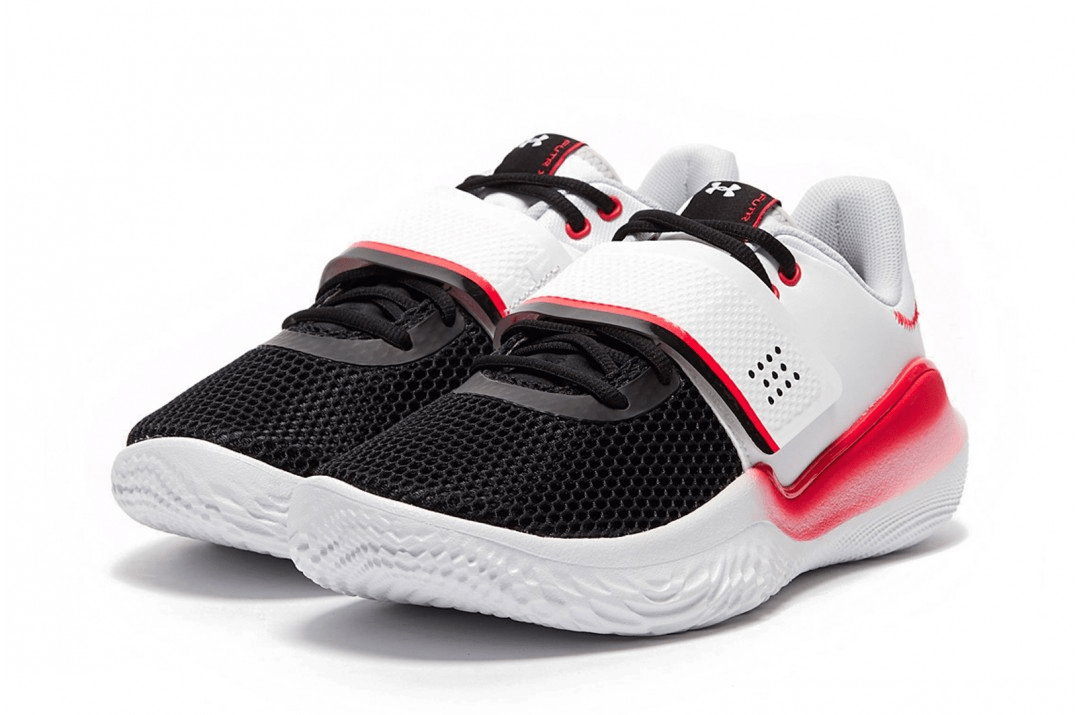 Giày Under Armour Flow Futr X Wit Zwart Rood 'White' 3024968-100 - Ảnh 3