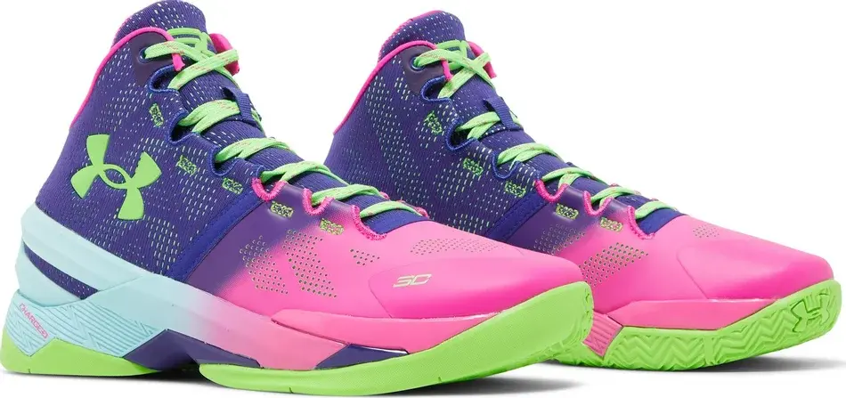 Alternative view of Giày Under Armour  MCurry 2 Retro 'Northern Lights' 2022 3026052-600