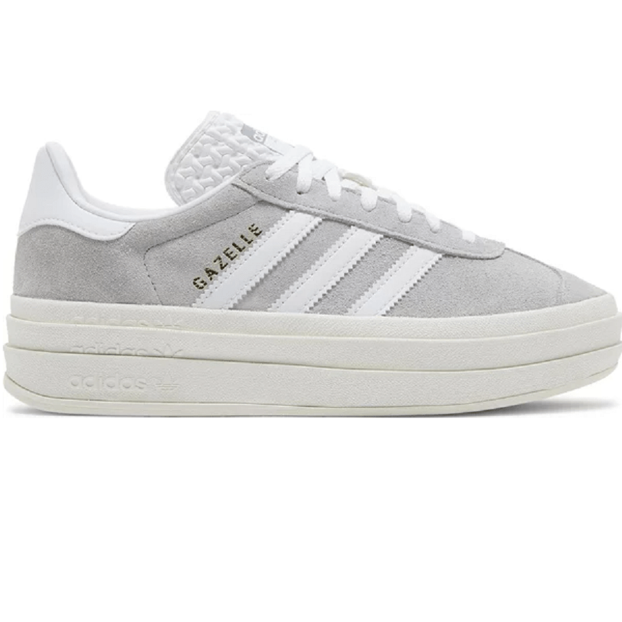 Giày Adidas Gazelle Bold 'Grey White' HQ6893