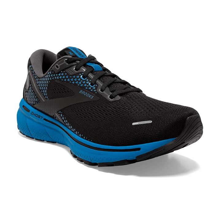 Giày Brooks Ghost 14 2E Wide Black Blue 1103692E-056 - Ảnh 2