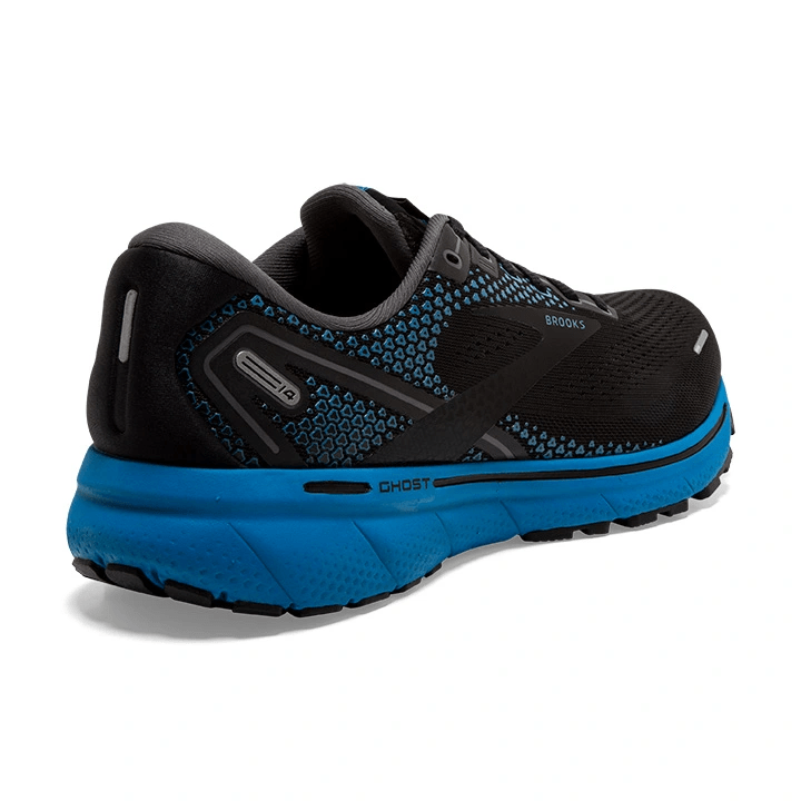 Giày Brooks Ghost 14 2E Wide Black Blue 1103692E-056 - Ảnh 3