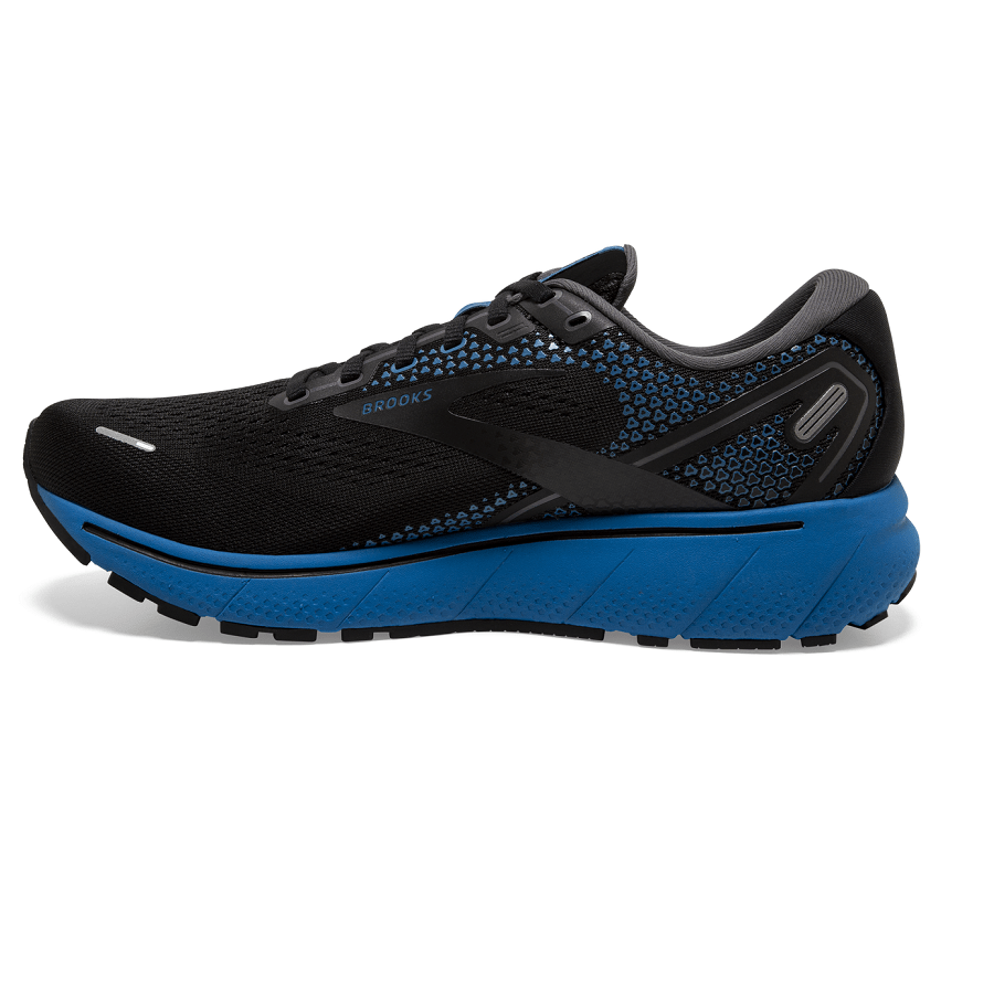 Giày Brooks Ghost 14 2E Wide Black Blue 1103692E-056 - Ảnh 4
