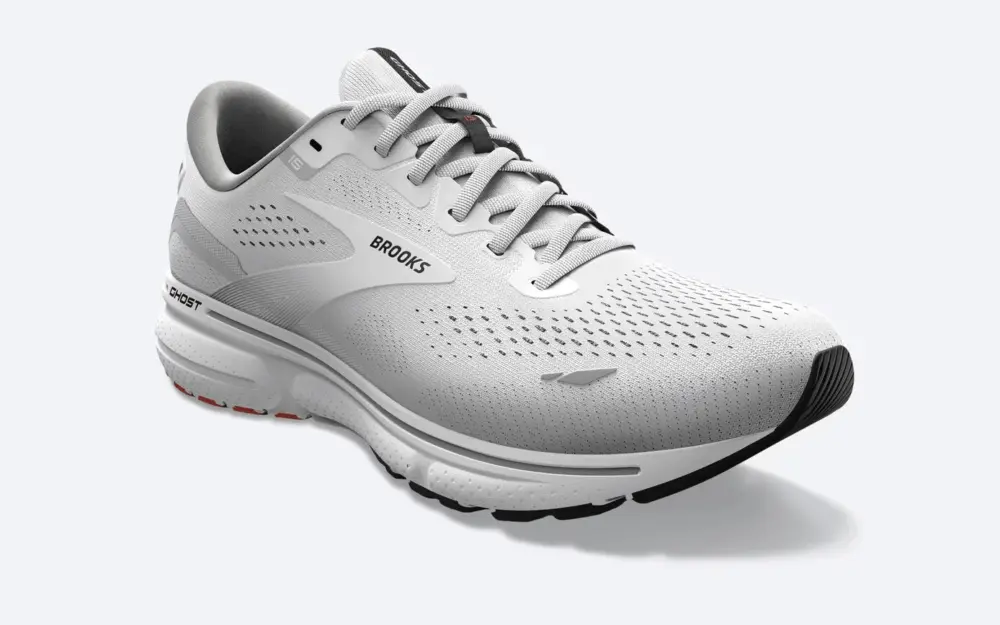 Giày Brooks Ghost 15 white black flame 110393-184 - Ảnh 5