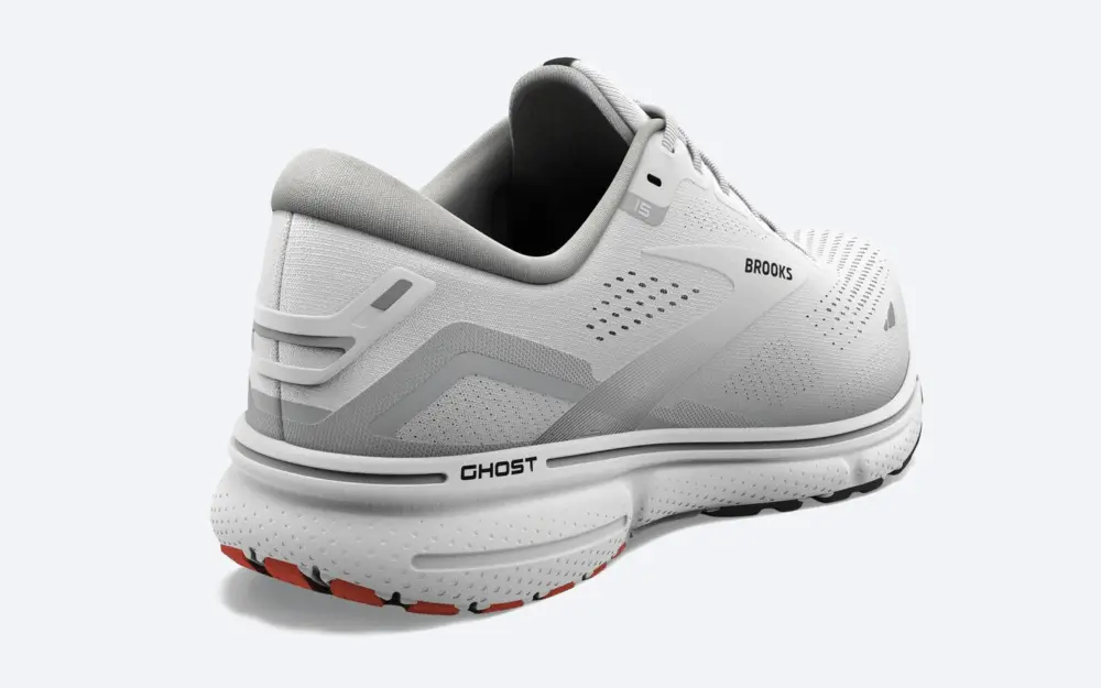 Giày Brooks Ghost 15 white black flame 110393-184 - Ảnh 4