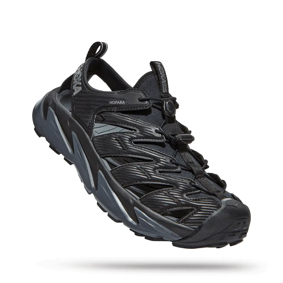 Giày Hoka One One Men's Hopara Sandals Black Dark Shadow 1106534-BDSD - Ảnh 4