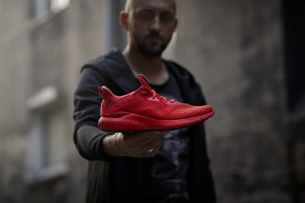 Giày Adidas Alphabounce EM M 'All Red' BW1202 - Ảnh 3