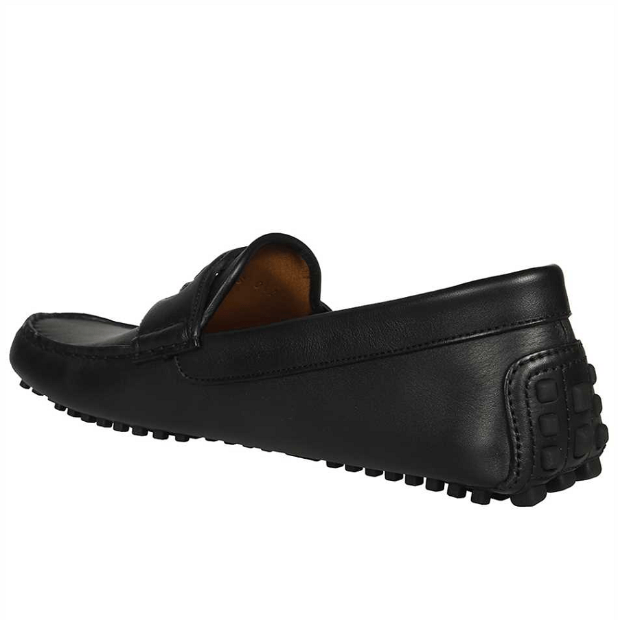 Giày Gucci Moccasin 'Black Soft Leather' 730148-1XH60-1000 - Ảnh 4