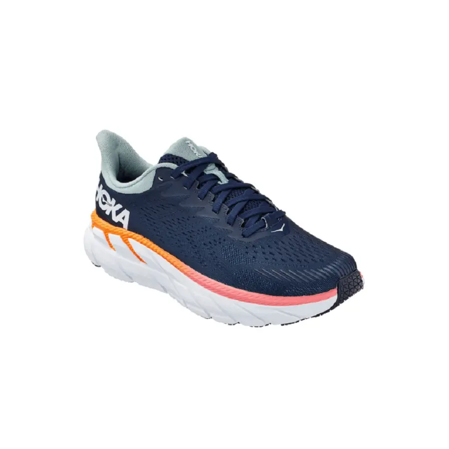 Alternative view of Giày Hoka Clifton 7 Blue Haze Orange 1110509-BIBH