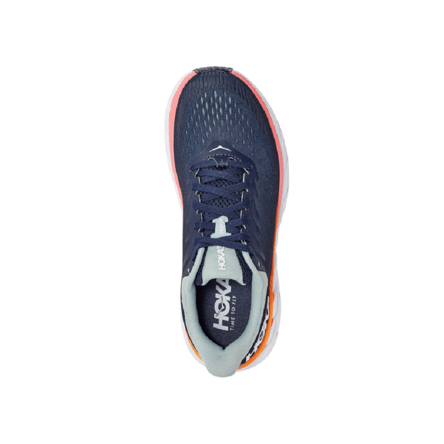 Giày Hoka Clifton 7 Blue Haze Orange 1110509-BIBH - Ảnh 4