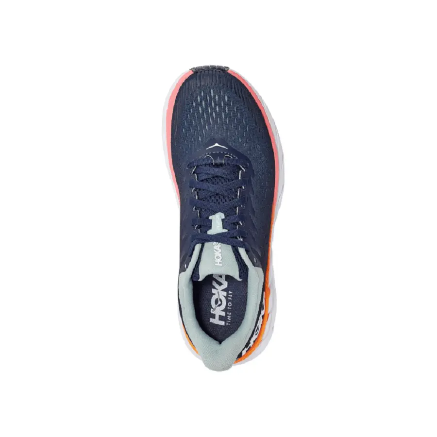 Giày Hoka Clifton 7 Blue Haze Orange 1110509-BIBH - Ảnh 4