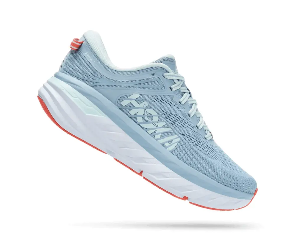 Alternative view of Giày Hoka Bondi 7 'Light Blue Orange Tint' 1110519-BFBG