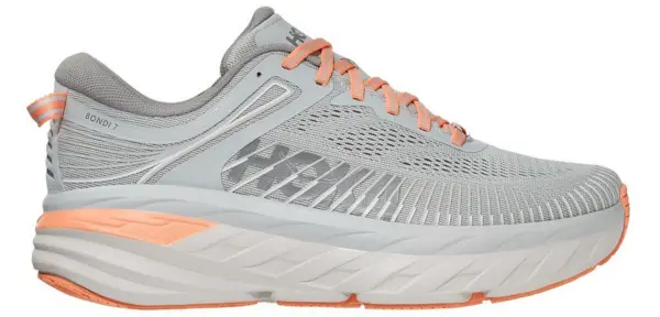 Giày Hoka Bondi 7 'Grey Orange' 1110519-HMSH