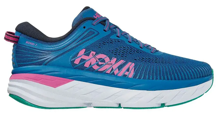 Giày Hoka Bondi 7 Blue Pink 1110519-VBPP