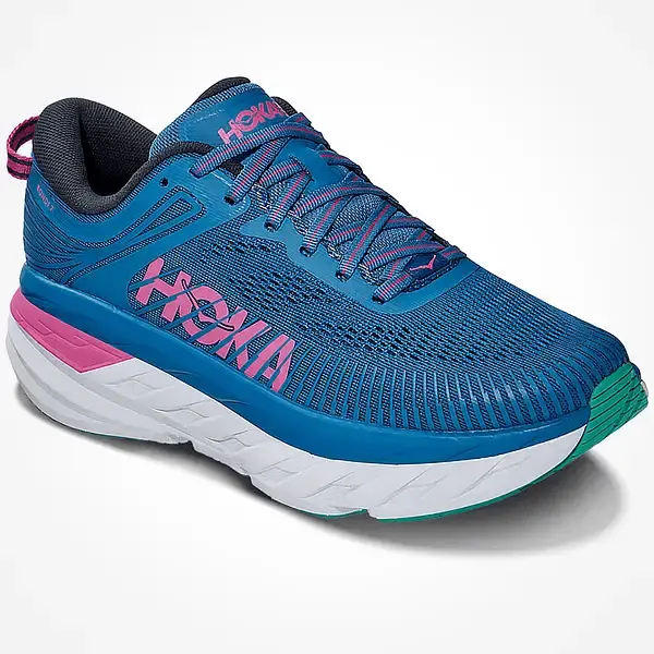 Giày Hoka Bondi 7 Blue Pink 1110519-VBPP - Ảnh 3