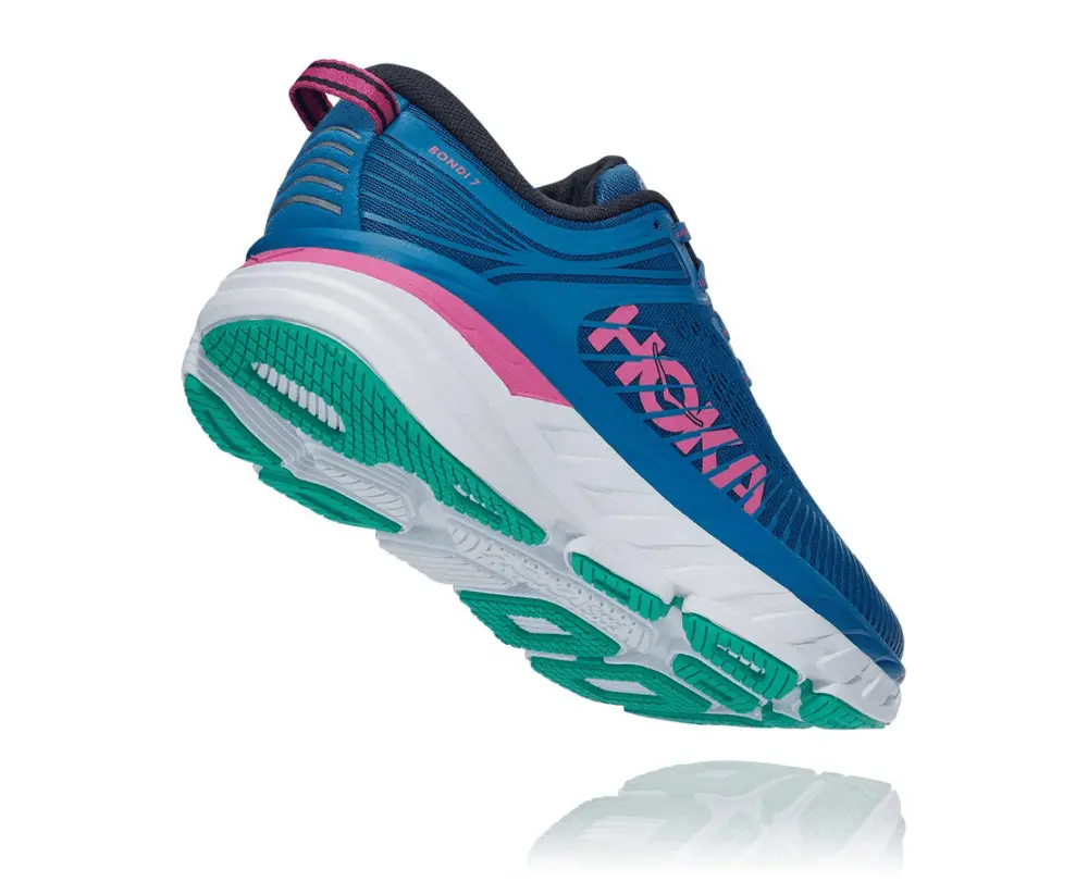 Giày Hoka Bondi 7 Blue Pink 1110519-VBPP - Ảnh 5