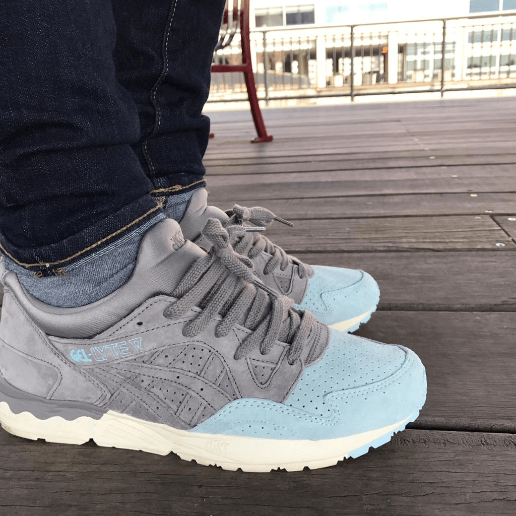 Giày Asics Gel Lyte 5 Aluminum H737L 9696 - Ảnh 5