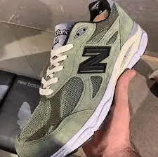 Giày New Balance 990v3 'JJJJound Olive' M990JD3 - Ảnh 6