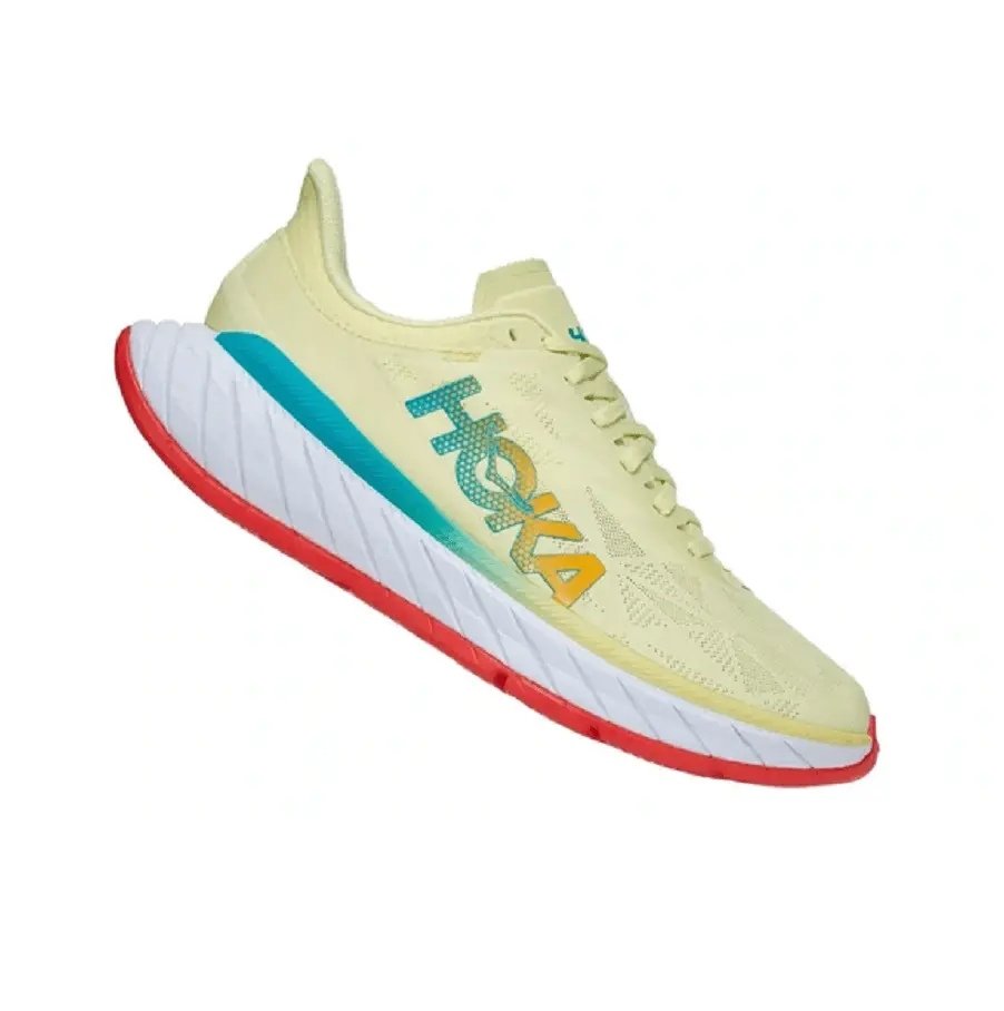 Giày Hoka Carbon X2 Luminary Green Hot Coral 1113526-LGHC - Ảnh 3