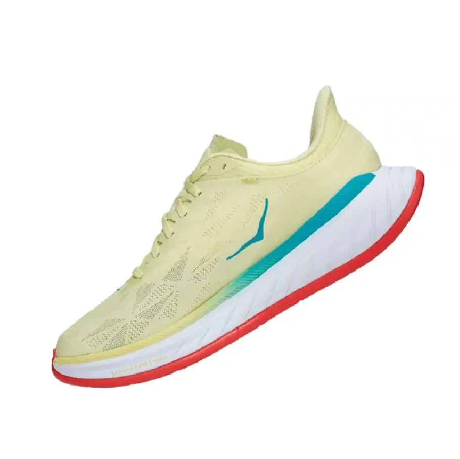 Giày Hoka Carbon X2 Luminary Green Hot Coral 1113526-LGHC - Ảnh 4