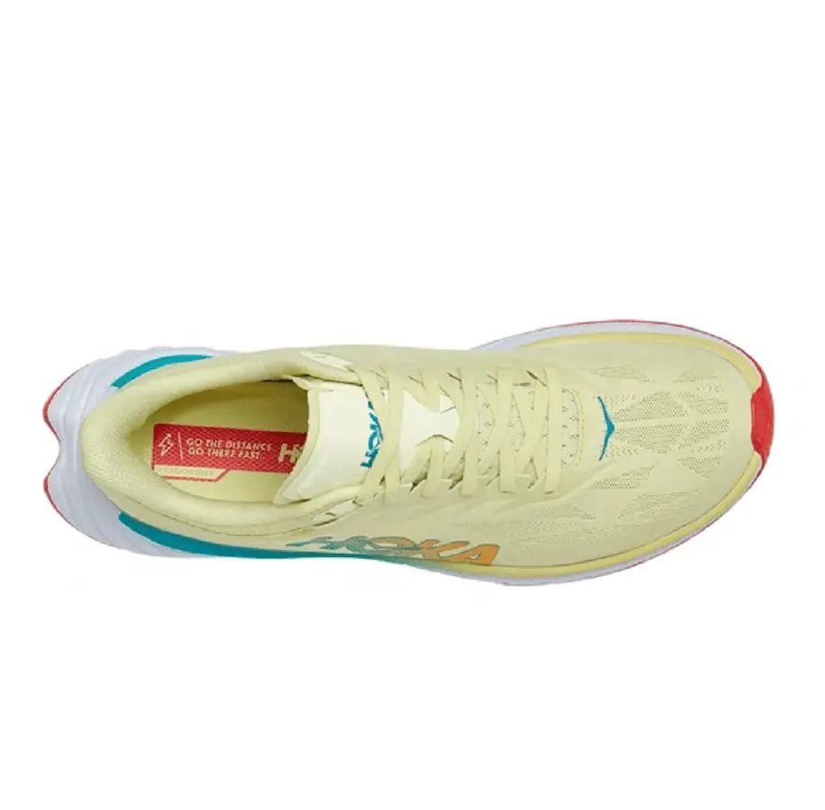Giày Hoka Carbon X2 Luminary Green Hot Coral 1113526-LGHC - Ảnh 5