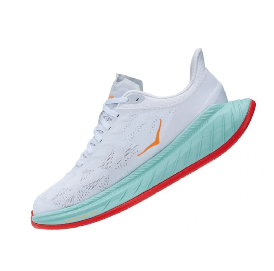 Giày Hoka One One Men’s Carbon X2 White Blazing Orange 1113526-WBOR - Ảnh 3