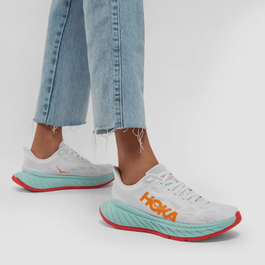 Giày Hoka Carbon X2 'White Blue' 1113527-WBOR - Ảnh 5