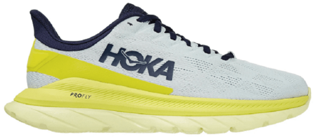 Giày Hoka Mach 4 Blue Flower Citrus 1113529-BFCT