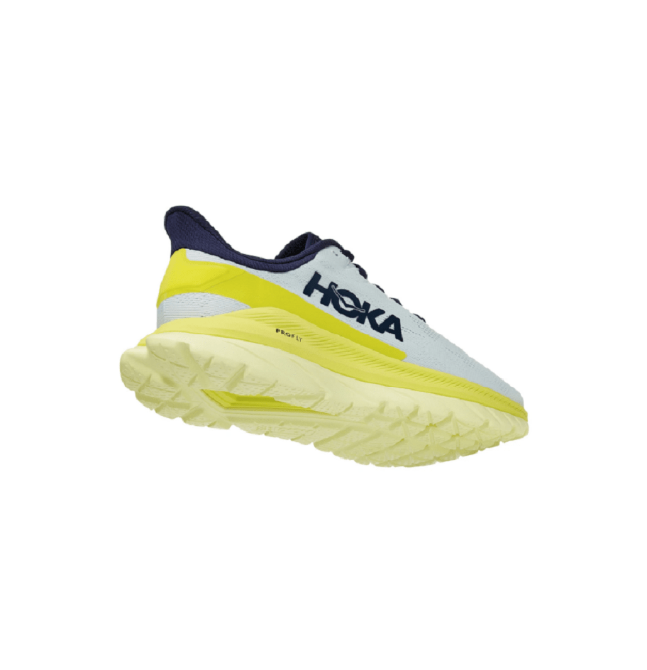 Giày Hoka Mach 4 Blue Flower Citrus 1113529-BFCT - Ảnh 5