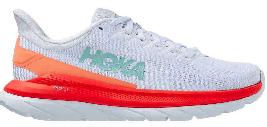 Giày Hoka Mach 4 'White Bright Orange' 1113529-WFS
